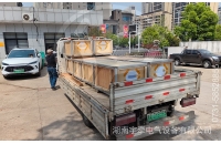 內(nèi)蒙古一批20.6kw湘潭礦用牽引電機出口海外